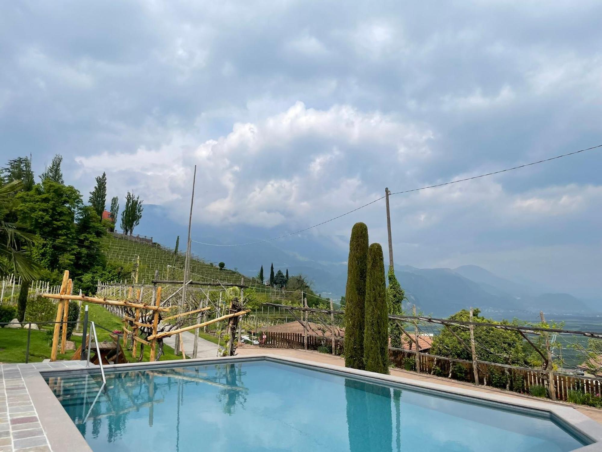 Pension Etschblick B&B Frangarto ภายนอก รูปภาพ
